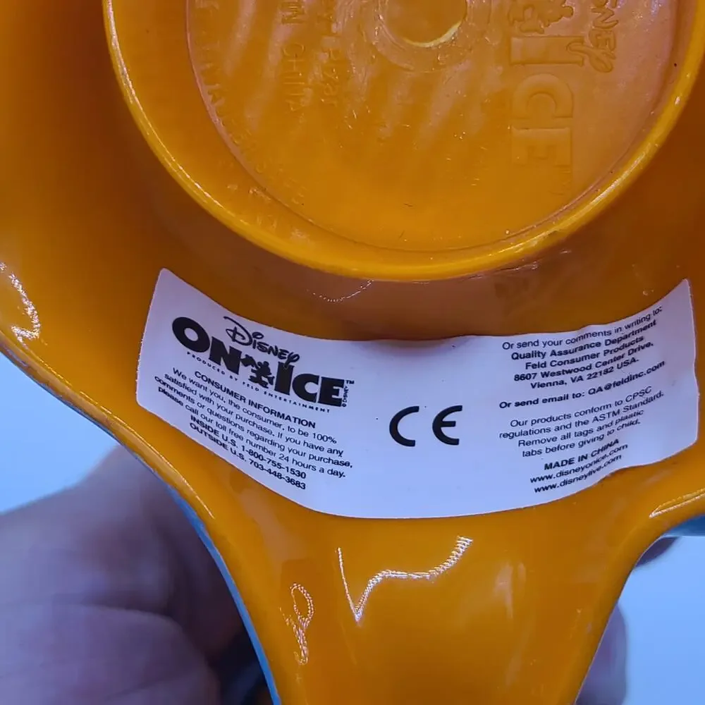 Disney on Ice Finding NEMO MUG Cup w/Lid appx 8oz Orange Clown Fish 3D Pixar